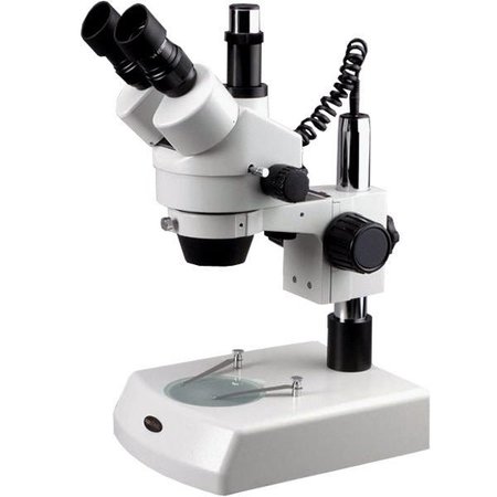 3.5X-90X Trinocular Stereo Zoom Microscope With Dual Intensity Adjustable Lights -  AMSCOPE, SM-2TZ